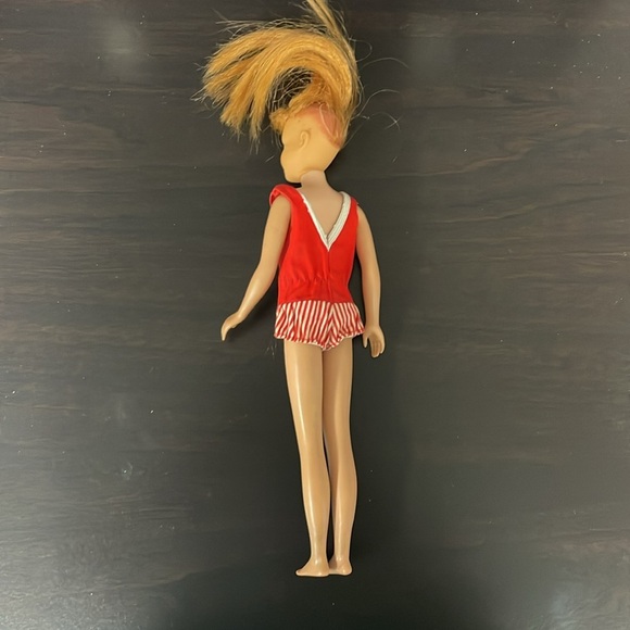 Vintage 1963 Redhead Straight Leg Skipper Doll Barbie Family Original Outfit - Picture 5 of 6